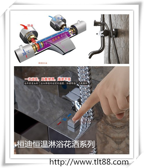桓迪恒溫淋浴龍頭