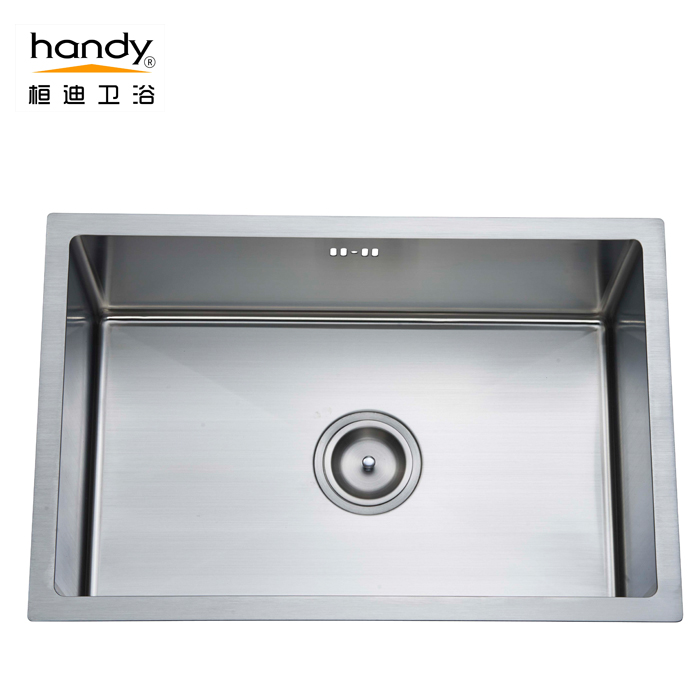桓迪不銹鋼臺下盆手工水槽 HD-6045HT