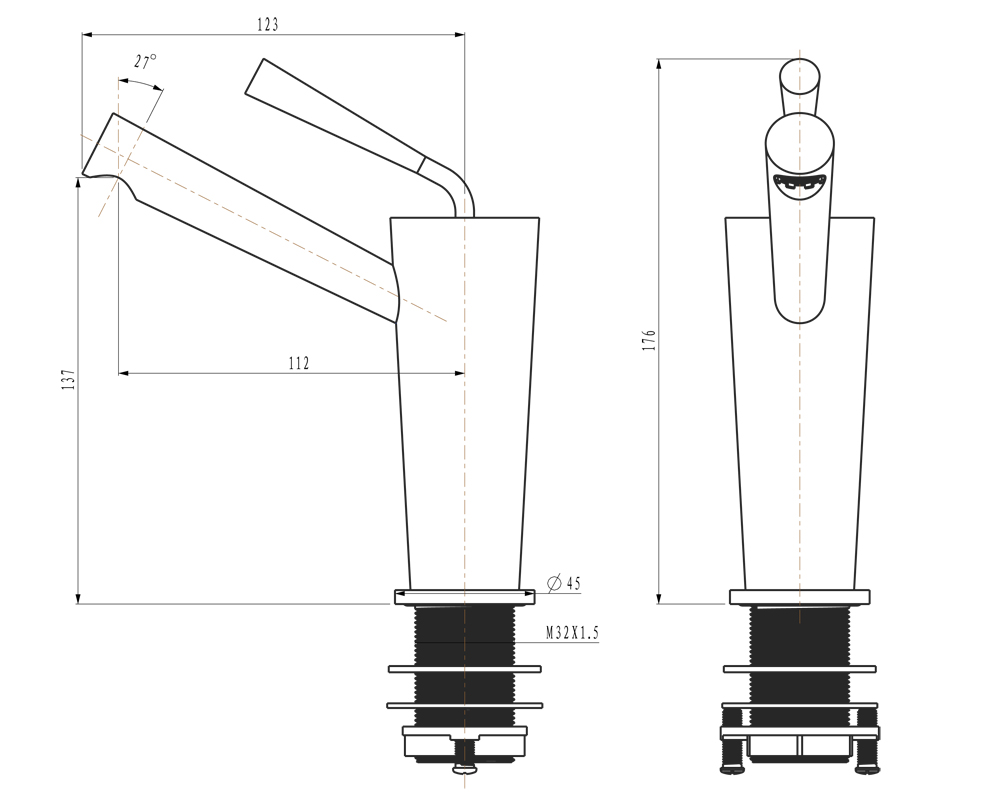 HD-8A20B 產品尺寸圖